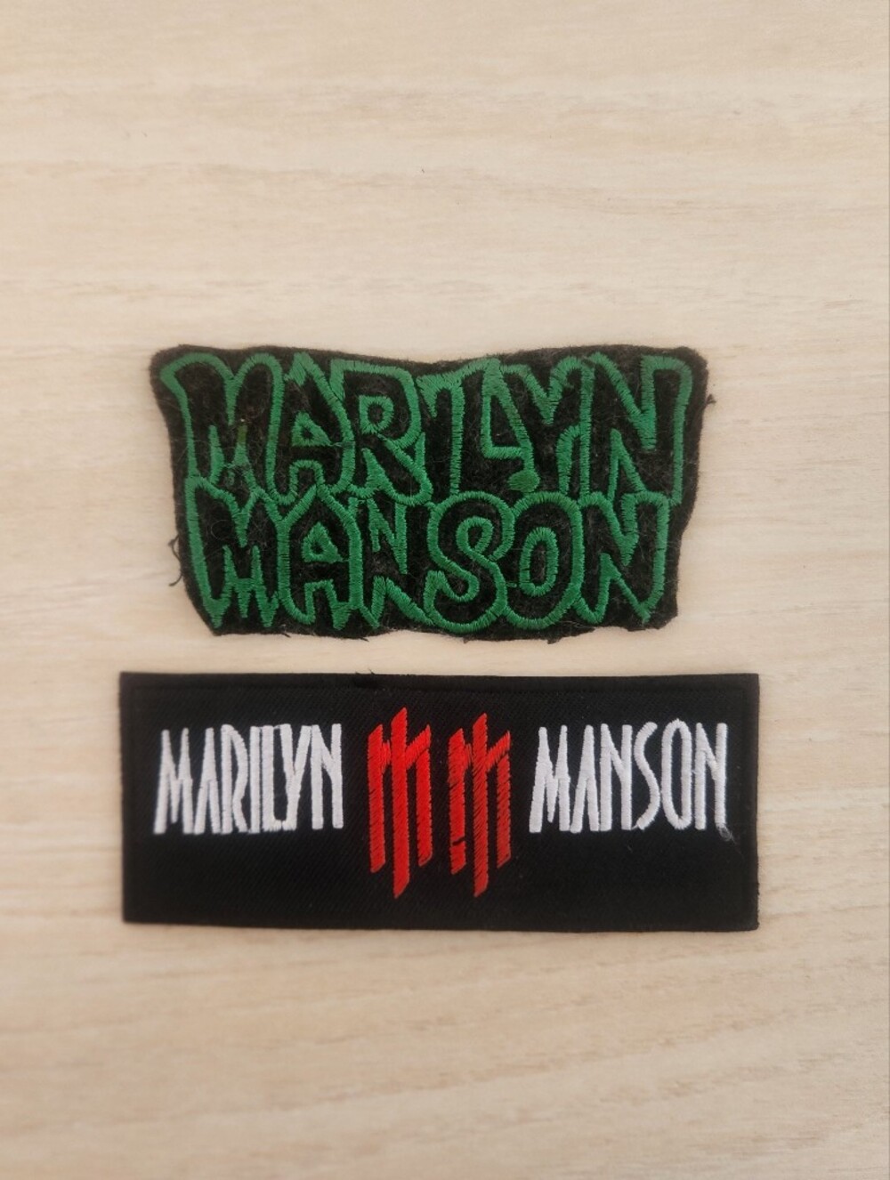 Killstar Black Patch Set with Green, White, and Red Details